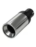Pièce  Universelle - acier inoxidable - canule d'échappement Rondo XL 63mm
