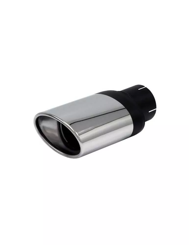 Pièce  Universelle - acier inoxidable - canule d'échappement Superior 76mm