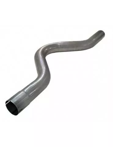 Pièce  Universelle - acier inoxidable - tube intermédiaire cintré 63.5mm