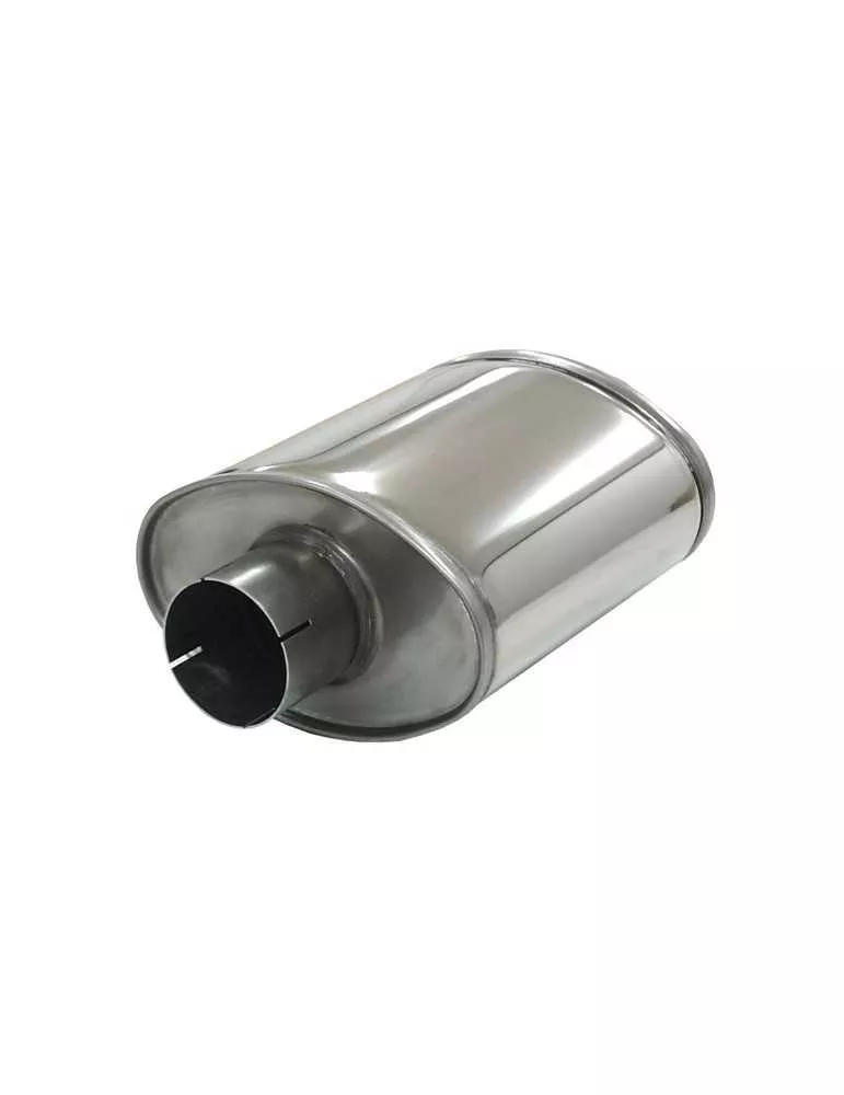 Pièce  Universelle - acier inoxidable - silencieux Turbotight 76mm
