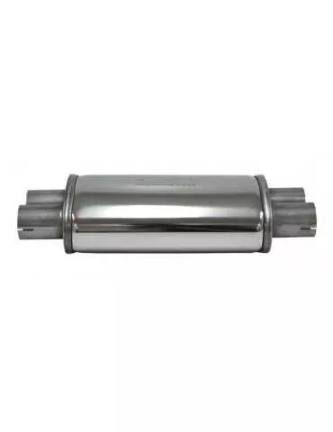 Pièce  Universelle - acier inoxidable - silencieux Duo 51mm