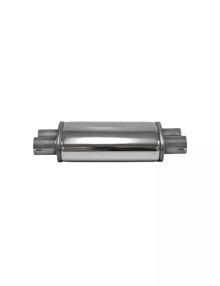 Pièce  Universelle - acier inoxidable - silencieux Duo 51mm