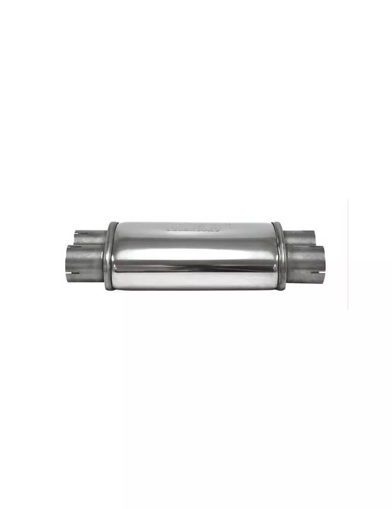 Pièce  Universelle - acier inoxidable - silencieux Duo 63mm