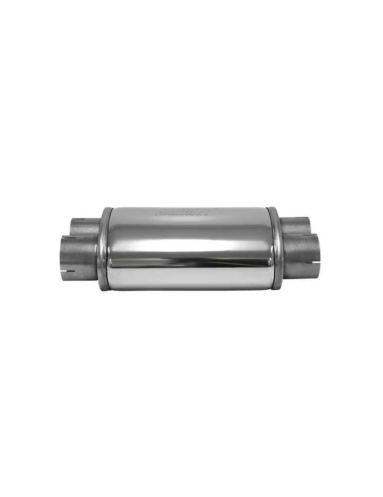 Pièce  Universelle - acier inoxidable - silencieux Duo 76mm