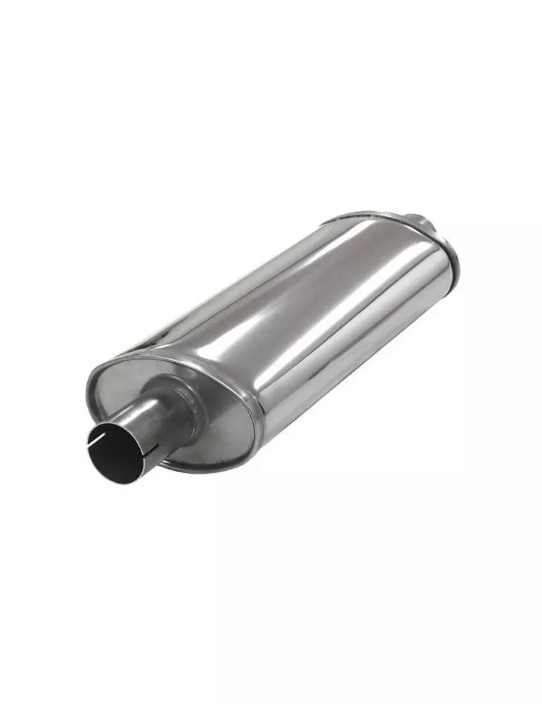 Pièce  Universelle - acier inoxidable - silencieux Medium 51mm