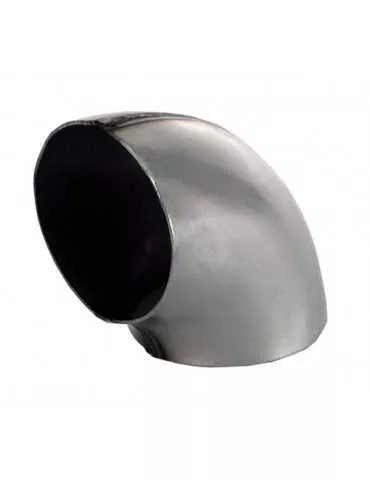 Pièce  Universelle - acier inoxidable - Coude à souder 76 mm