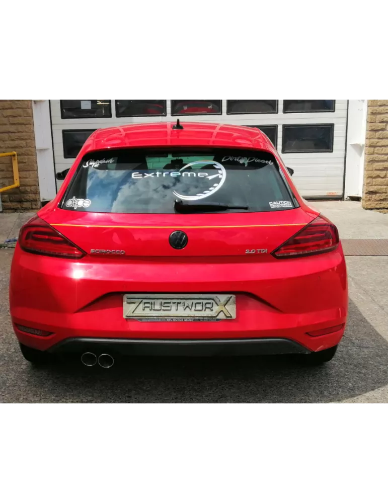 Silencieux directSportInox 1 DriveOnlyScirocco1.4Tsi/2.0Tdi 2008 - 2016