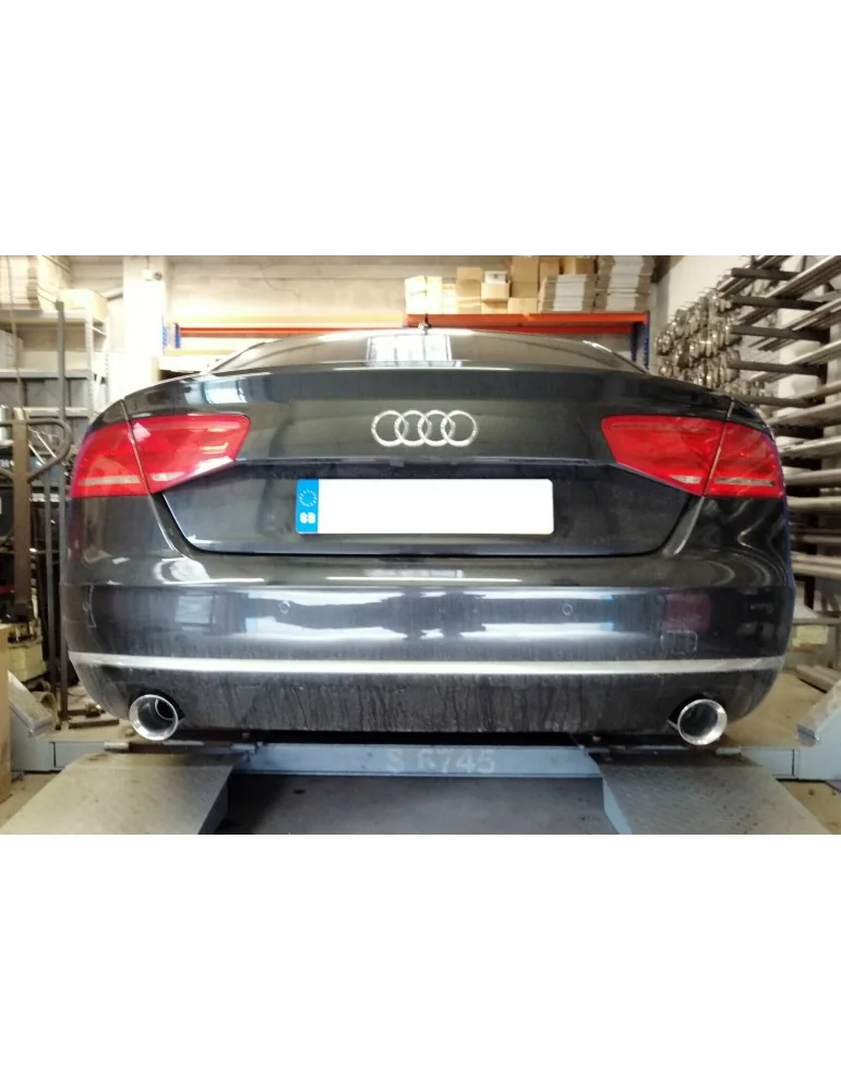 Silencieux Sport inox direct Look RS DriveOnly Audi  A8  3.0 TDI Quattro Coupe & Cabriolet 2010 - 2017