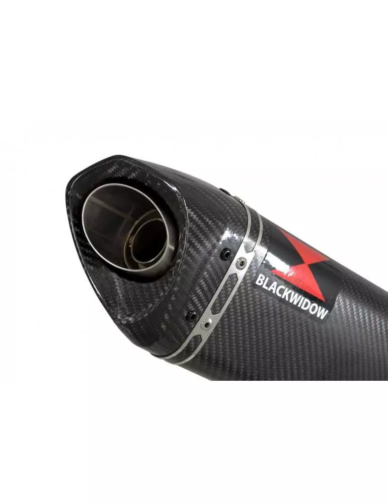  Tri Ovale En Carbone Silencieux & En Carbone Tip 250mm