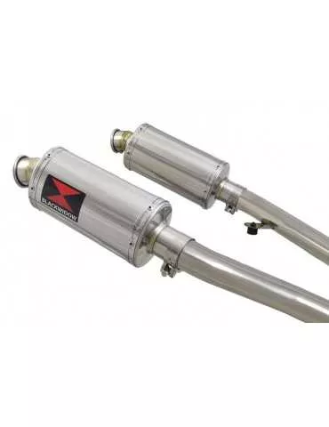 ZZR600 ZZR 600 4-2 Tube de raccord et Silencieux Ovale En Inox 230mm