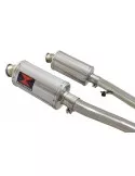 ZZR600 ZZR 600 4-2 Tube de raccord et Silencieux Ovale En Inox 230mm