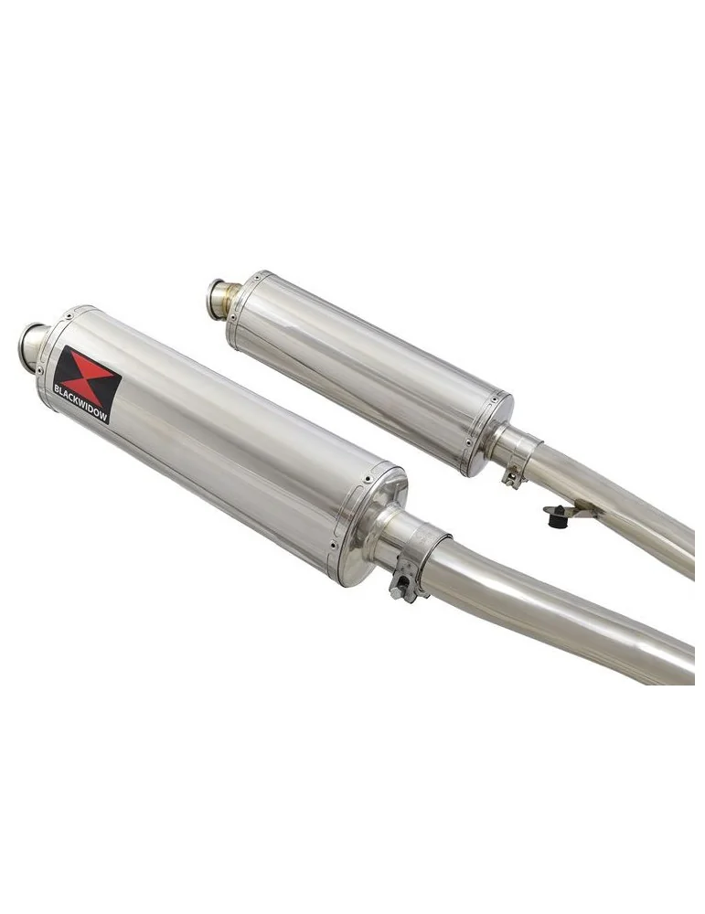 ZZR600 ZZR 600 4-2 Tube de raccord et Silencieux Ovale En Inox 400mm
