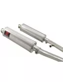 ZZR600 ZZR 600 4-2 Tube de raccord et Silencieux Ovale En Inox 400mm