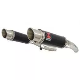 ZZR600 ZZR 600 4-2 Tube de raccord et Silencieux GP Inox Noir 230mm