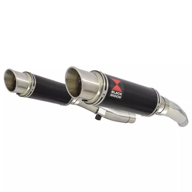 ZZR600 ZZR 600 4-2 Tube de raccord et Silencieux GP Inox Noir 230mm
