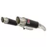 ZZR600 ZZR 600 4-2 Tube de raccord et Silencieux GP Inox Noir 230mm