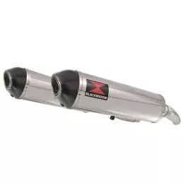ZZR600 ZZR 600 4-2 Tube de raccord et Silencieux Ovale En Inox et Carbone 400mm