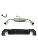 Silencieux Inox Ulter Sport + DiffuseurGOLF 8 1.5Tsi 2019 - 2022