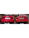 Silencieux Inox Ulter Sport + DiffuseurAlfa Romeo Giulia 2.0Turbo / TB 200 2016-2022