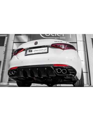 Silencieux Inox Ulter Sport + DiffuseurAlfa Romeo Giulia 2.0Turbo / TB 200 2016-2022