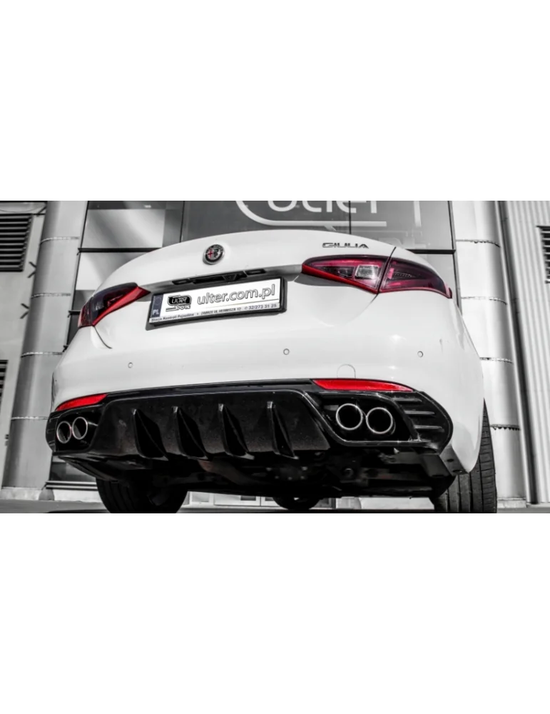 Silencieux Inox Ulter Sport + DiffuseurAlfa Romeo Giulia 2.0Turbo / TB 200 2016-2022