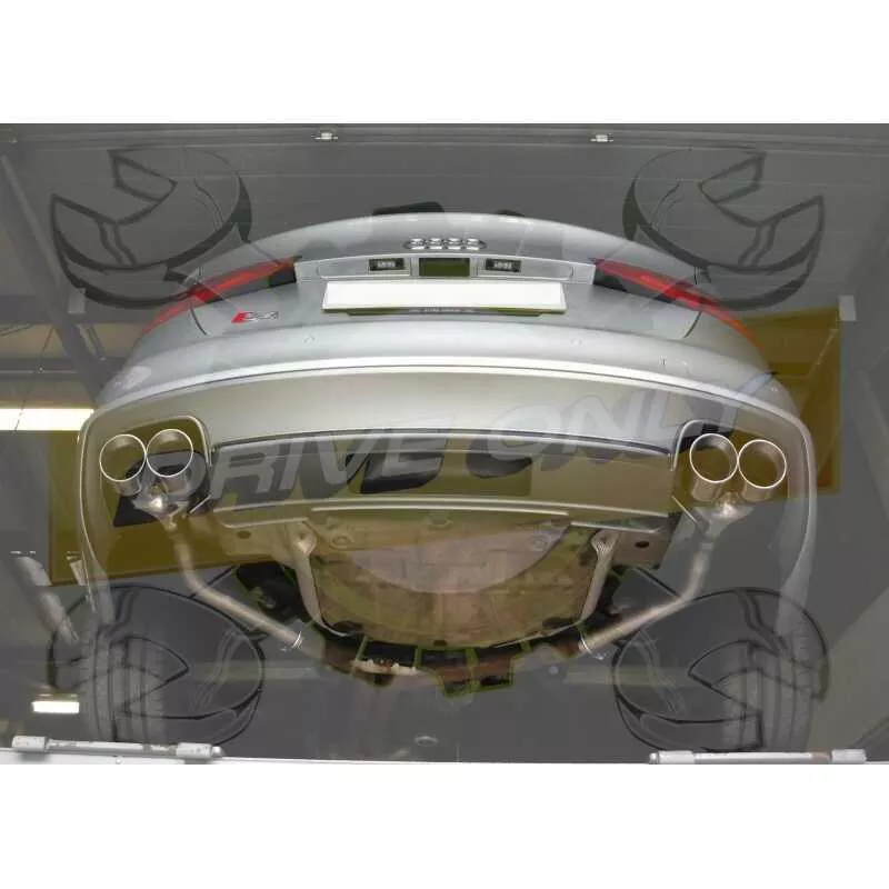 Silencieux Sport inox direct Look RS DriveOnly Audi S4 B8 3.0 V6T  2009 - 2015