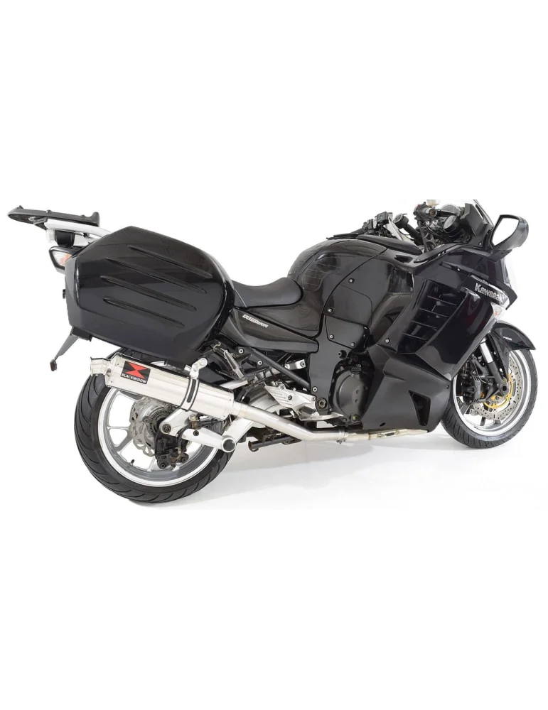 Kawasaki GTR1400 2007-2021 Ligne complète & Silencieux Rond En Inox 400mm