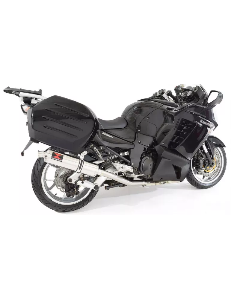 Kawasaki GTR1400 2007-2021 Ligne complète & Silencieux Rond En Inox 400mm