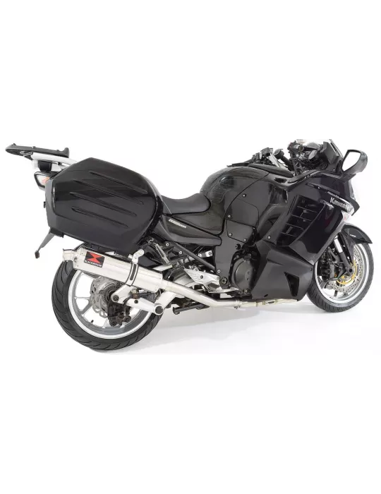 Kawasaki GTR1400 2007-2021 Ligne complète & Silencieux Rond En Inox 400mm