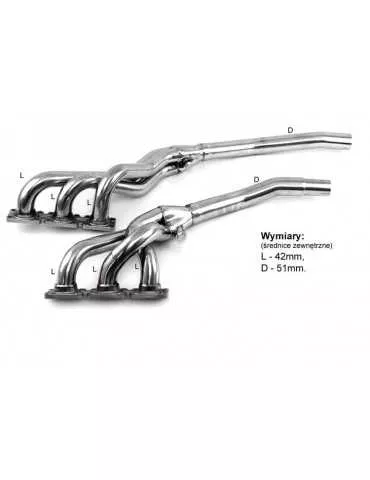 Collecteur d'échappement Inox DriveOnly Série 3 E36323i/325i/328i/M3 1992 - 1998