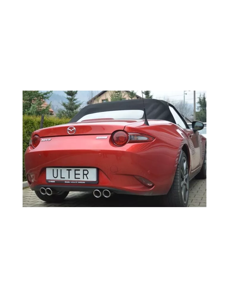 Silencieux Ulter Sport + DiffuseurMAZDA MX5 Modèle ND 2014 - 201x Coupé & Cabriolet 1.5 / 2.0