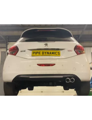 Silencieux directSportInox DriveOnly Peugeot 208 GTI 1.6i 16V (200 HP) 2013 - 2015