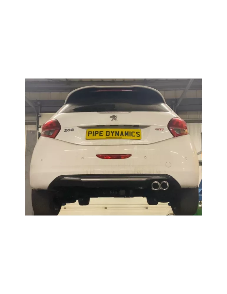 Silencieux directSportInox DriveOnly Peugeot 208 GTI 1.6i 16V (200 HP) 2013 - 2015