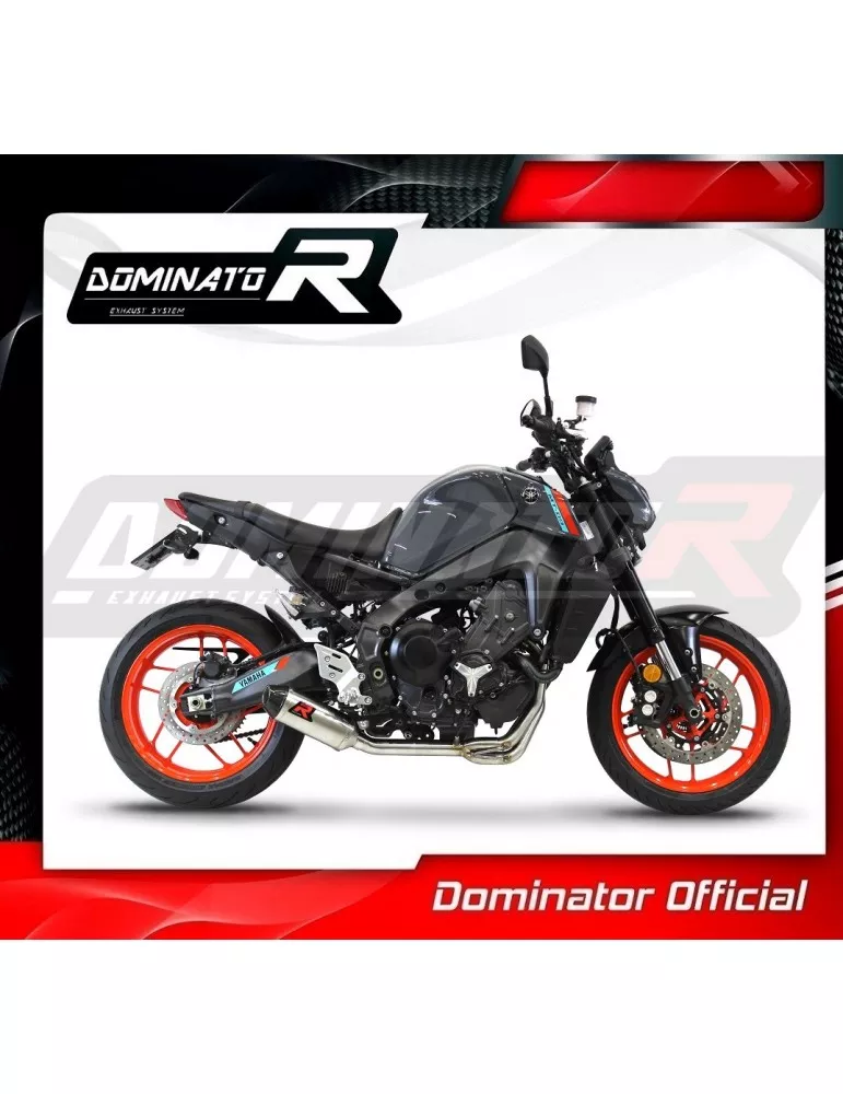 Silencieux + Décatalyseur sport Dominator : MT 09 2021 - 2023