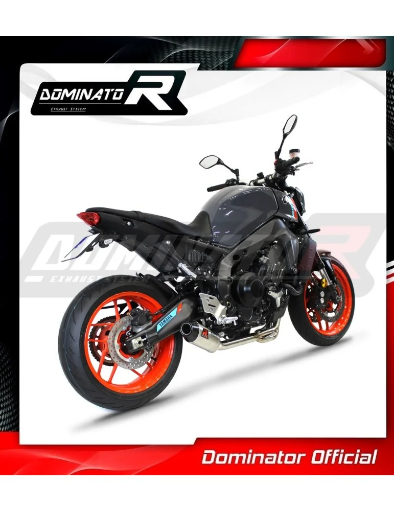 Silencieux + Décatalyseur sport Dominator : MT 09 2021 - 2023