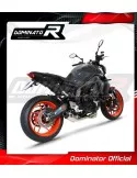 Silencieux + Décatalyseur sport Dominator : MT 09 2021 - 2023