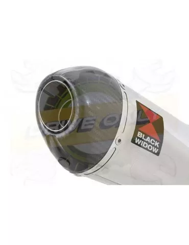 MT07 MT-07 2021-2023 Passage Bas Décatalyseur Ligne complète & Silencieux Ovale En Inox + Canule en Carbone 200mm