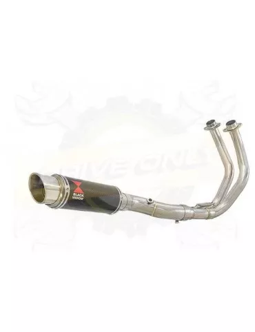 MT07 MT-07 2014 2015 2016 2017 Passage Bas Décatalyseur Ligne complète & Silencieux GP Rond En Carbone 230mm