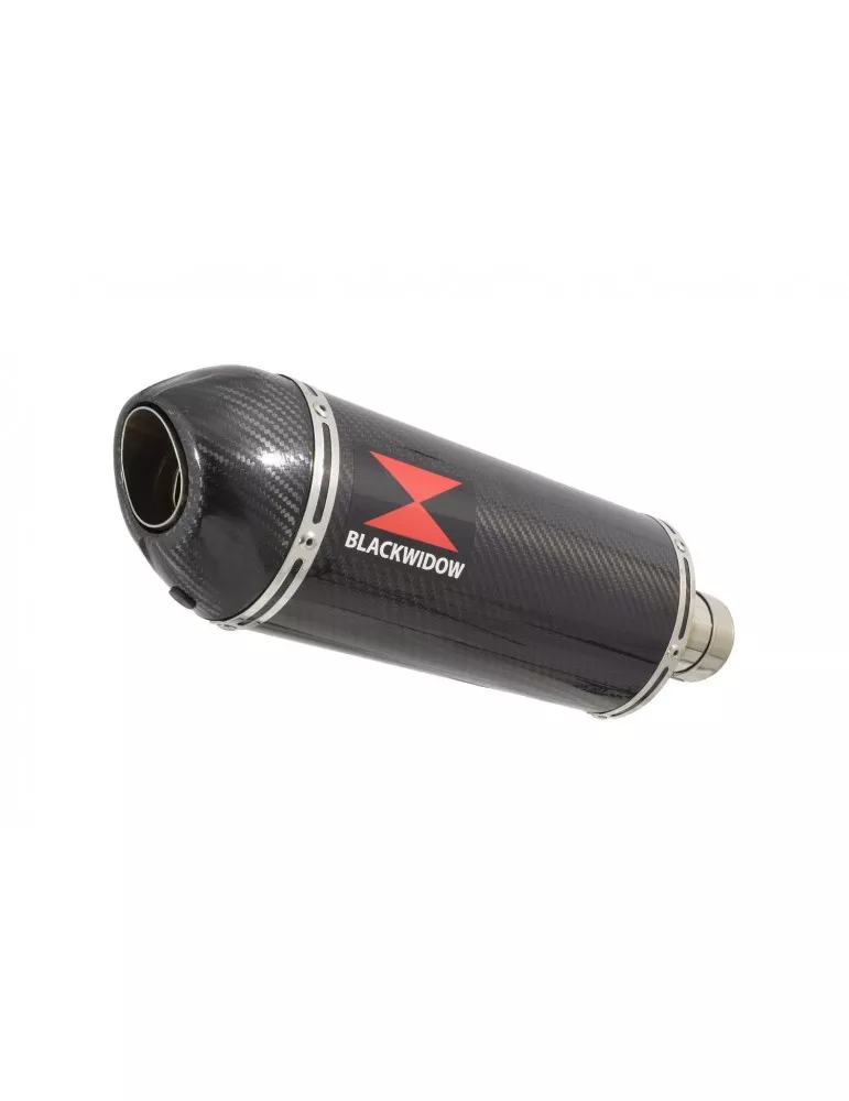 CRF1100 Africa Twin  tube de raccord & Silencieux Ovale En Carbone / Carbone 2020-2023