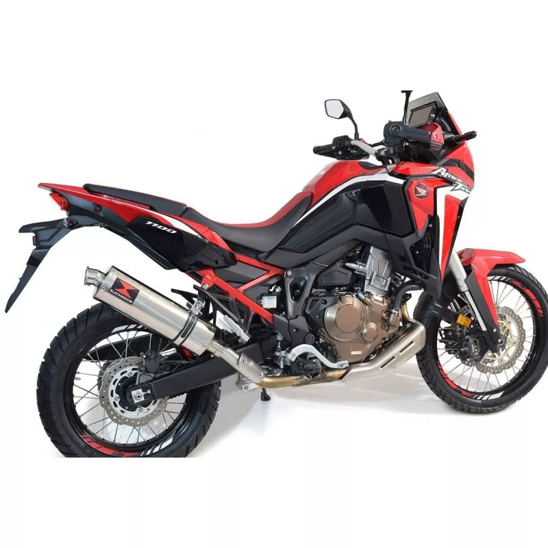 CRF1100 Africa Twin tube de raccord & Silencieux Ovale En Inox 2020-2023