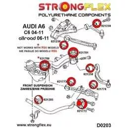  Silent block Polyuréthane SPORT Arrière Triangle de Suspension Avant Inférieur  Audi A6 C5 (97-04) Quattro & Allroad
