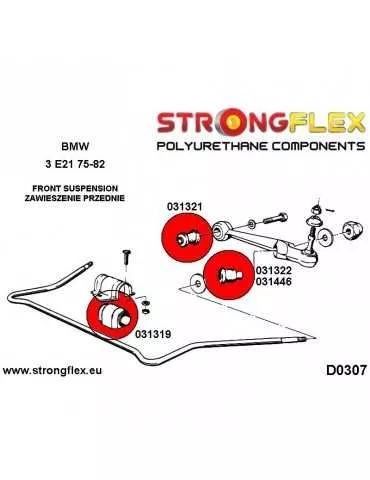  Silent block Polyuréthane Barre stabilisatrice Avant BMW E21 75-82
