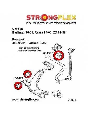  Barre stabilisatrice Support Avant Citroen ZX 91-97
