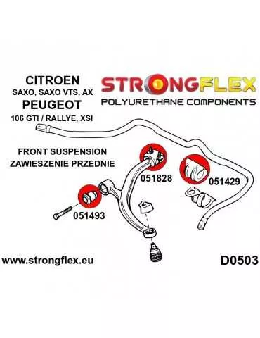  Barre stabilisatrice Support Avant Peugeot 106
