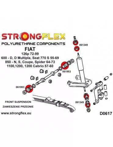  Butée d'amortestseur SPORT Fiat 126p (72-99)
