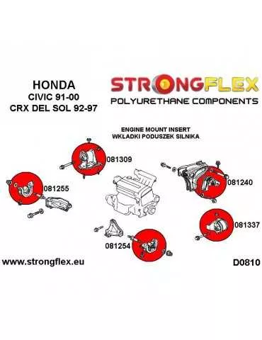  Moteur droit Support inférieur Inserts Acura Integra Type R 97-01
