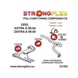  Silent block Polyuréthane SPORT Triangle de Suspension  Opel Zafira A 99-05

