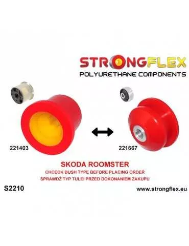  Silent block Polyuréthane SPORT Triangle de Suspension  Audi TT 07-
