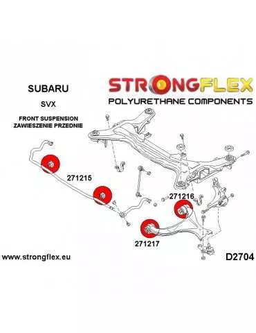  Silent block Polyuréthane 18mm SPORT Barre stabilisatrice Avant Subaru SVX C12 91-97
