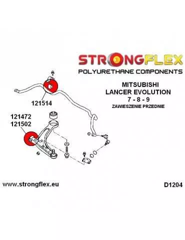  Silent block Polyuréthane Barre stabilisatrice Avant Mitsubishi Lancer Evolution X (Arrière Barre stabilisatrice)
